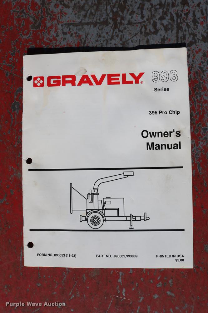 image for item DC7685 1997 Gravely Pro Chip 395 wood chipper