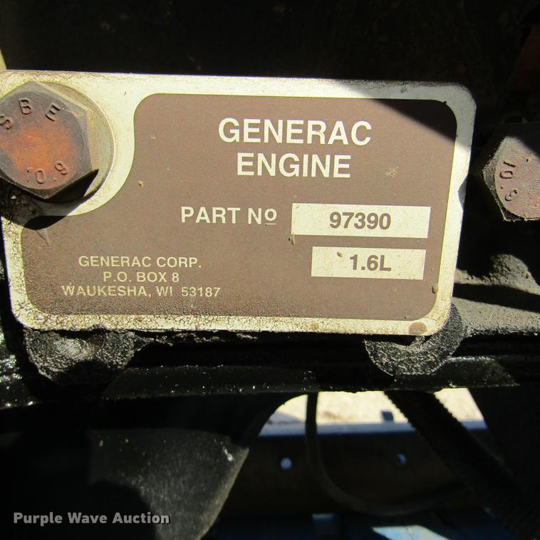 image for item DD2736 1998 Generac 00753-1 generator
