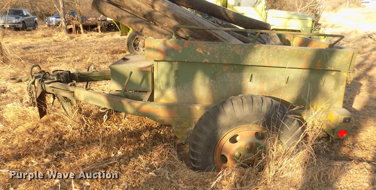 image for item DD2849 1982 America Development Corp. M-332 utility trailer