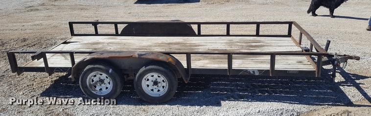image for item DF3544 2006 East Texas Longhorn utility trailer