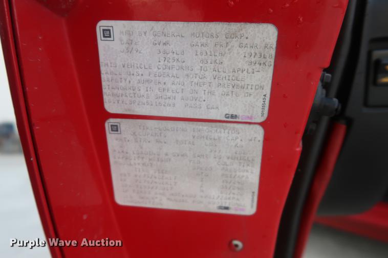 image for item DF3565 1992 Chevrolet Corvette