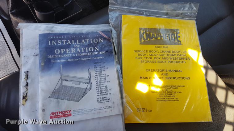 image for item DF3580 2009 Ford F450 Super Duty flatbed truck