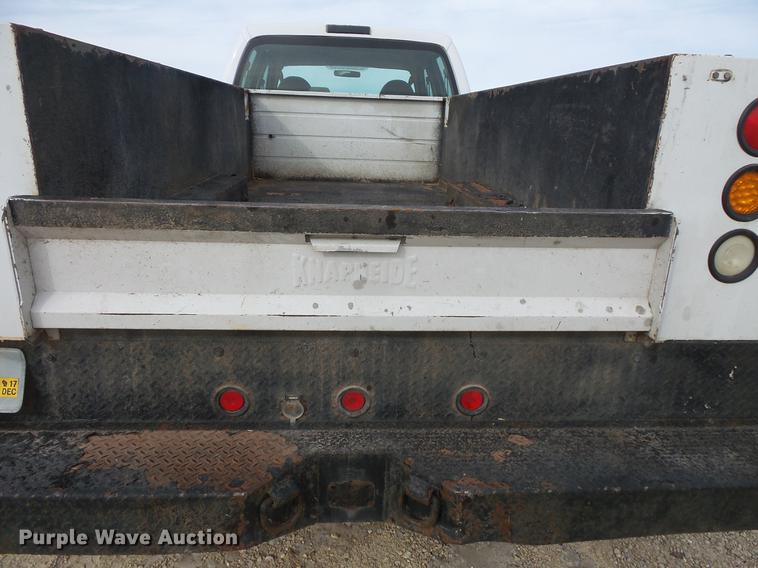 image for item DV9538 2008 Ford F350 Super Duty Crew Cab utility bed pickup truck