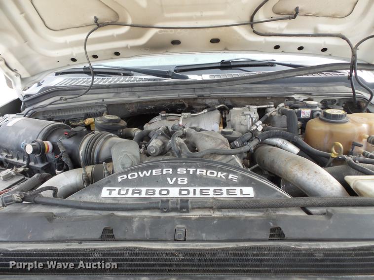 image for item DV9538 2008 Ford F350 Super Duty Crew Cab utility bed pickup truck