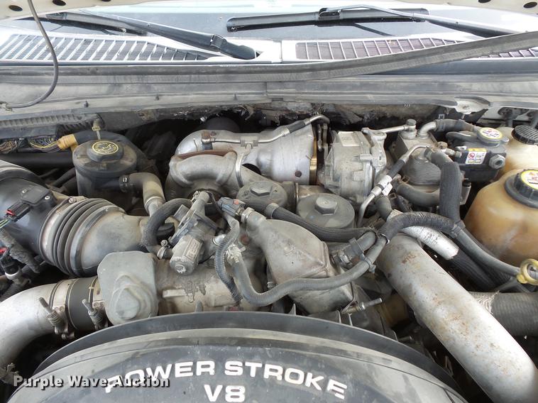 image for item DV9538 2008 Ford F350 Super Duty Crew Cab utility bed pickup truck