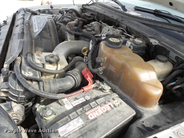 image for item DV9538 2008 Ford F350 Super Duty Crew Cab utility bed pickup truck