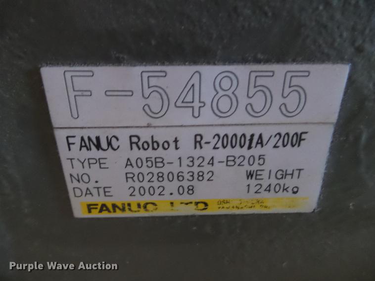 image for item DZ9226 Fanuc R-2000iA/200F robot arm
