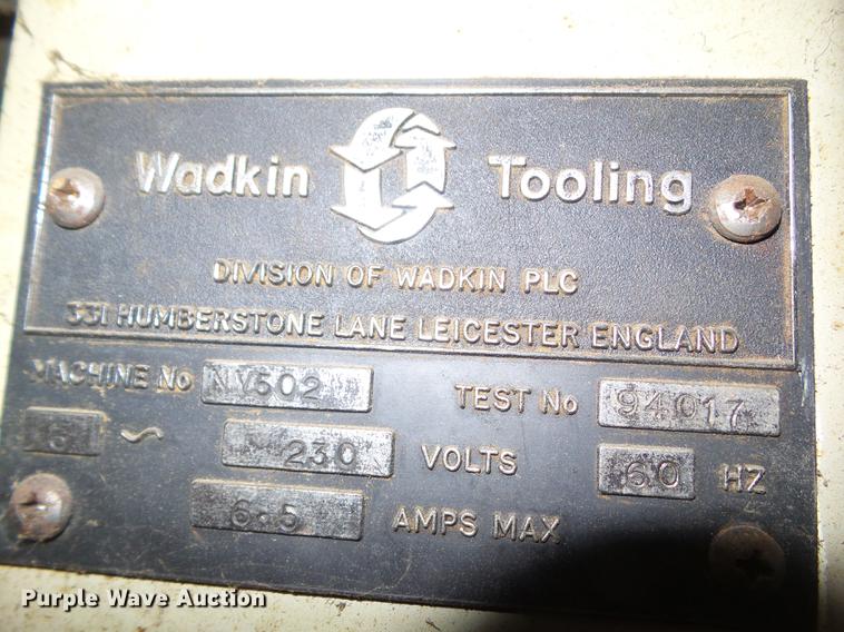 image for item DZ9227 Wadkin tooling