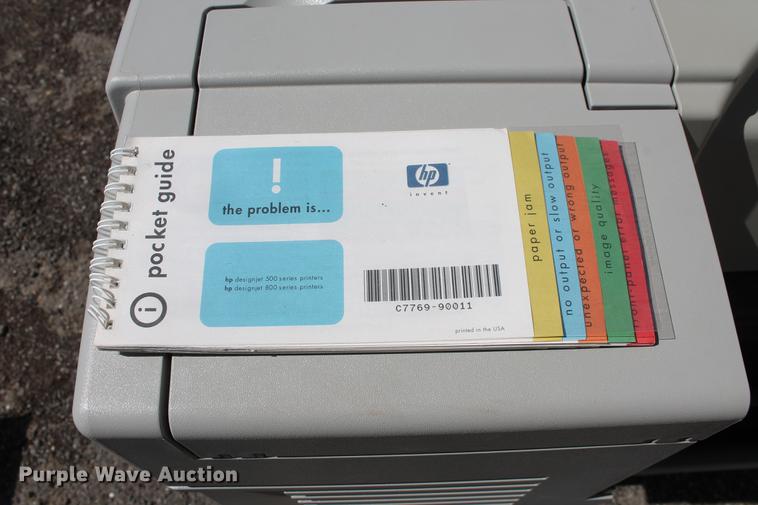 image for item DZ9860 Hewlett Packard C7770B plotter printer