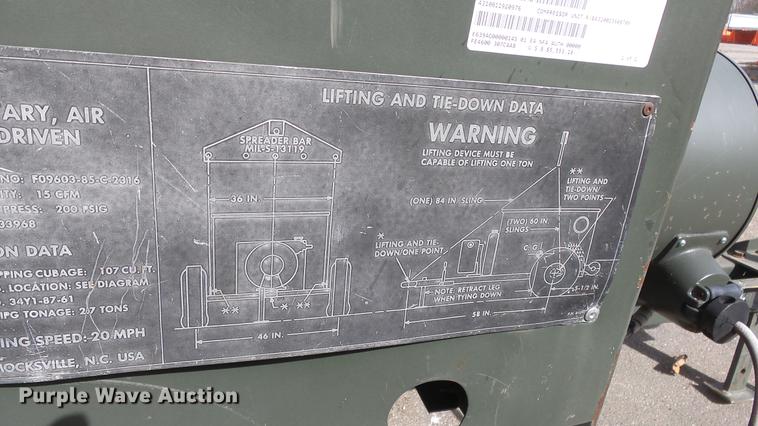 image for item EA9824 Ingersoll Rand MC-2A air compressor