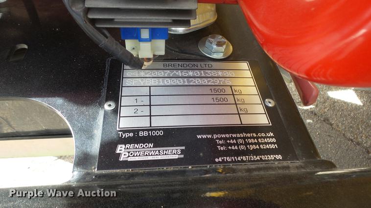 image for item EA9827 Brendon Bowers pressure washer