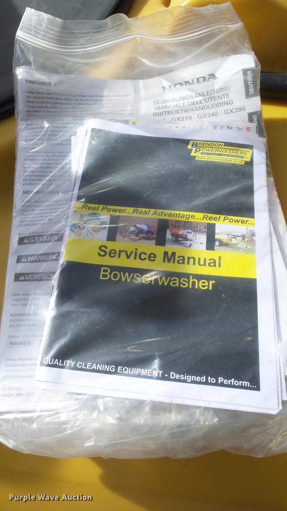 image for item EA9827 Brendon Bowers pressure washer