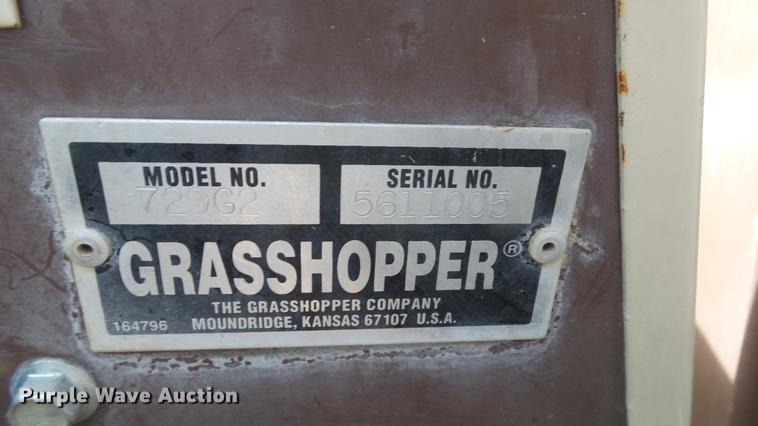 image for item EA9828 Grasshopper 729 ZTR lawn mower