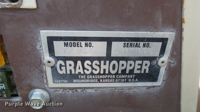 image for item EA9828 Grasshopper 729 ZTR lawn mower