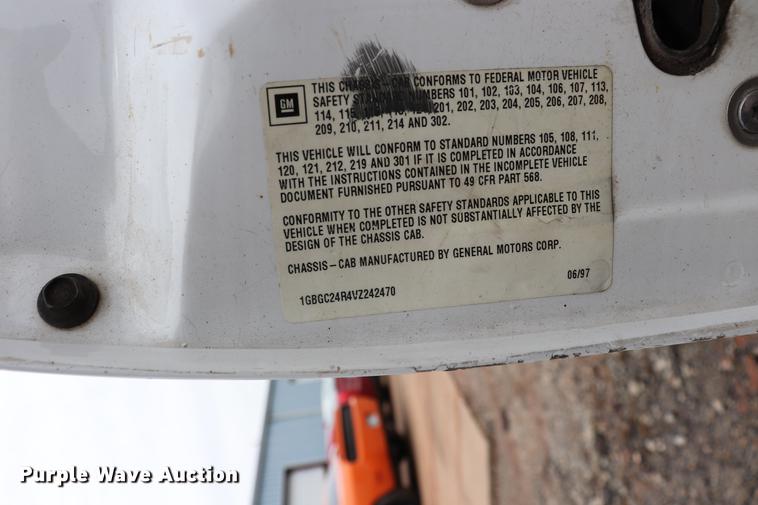 image for item EJ9791 1997 Chevrolet C2500 utility bed pickup truck