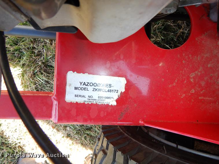 image for item EN9086 2008 Yazoo/Kees Max ZT ZTR lawn mower