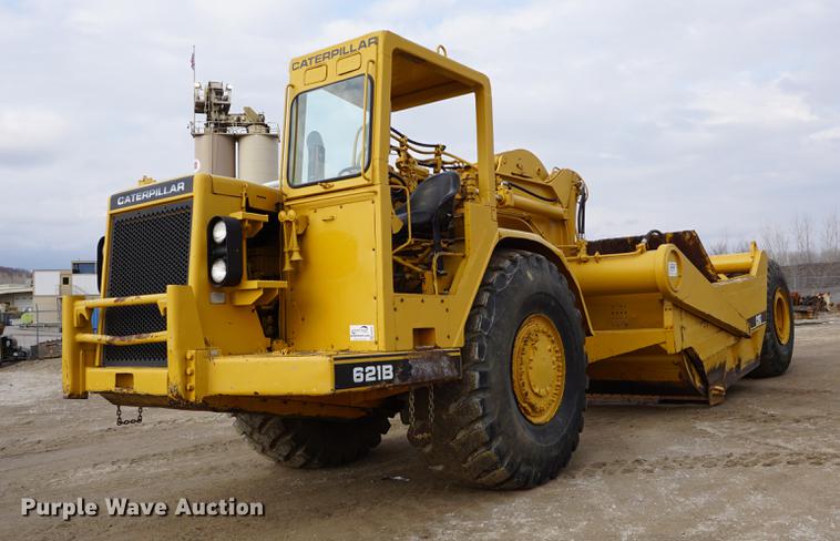 image for item DB0495 1976 Caterpillar 621B conventional scraper