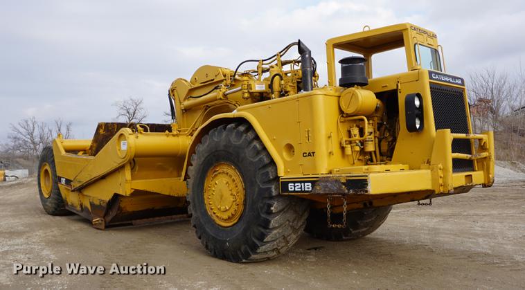 image for item DB0495 1976 Caterpillar 621B conventional scraper