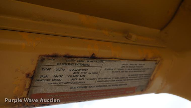 image for item DB0495 1976 Caterpillar 621B conventional scraper