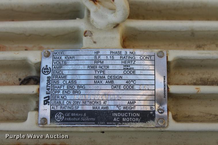 image for item DB5128 1999 Tulsa Rig Iron MSC-325 portable bentonite mud mixing system