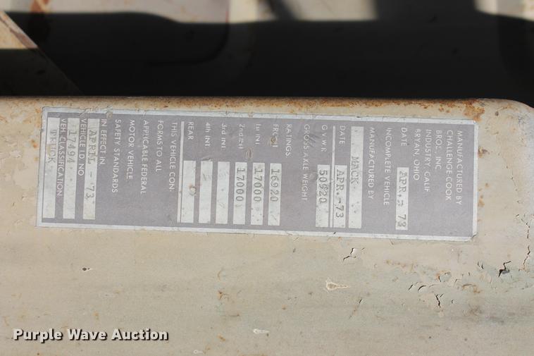 image for item DB5131 1973 Mack RL600L water truck