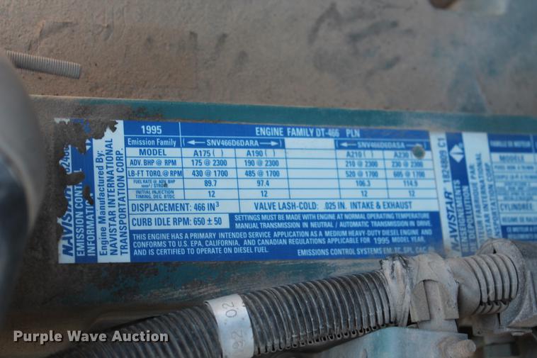 image for item DB5132 1996 International 4700 truck with Vermeer tree spade