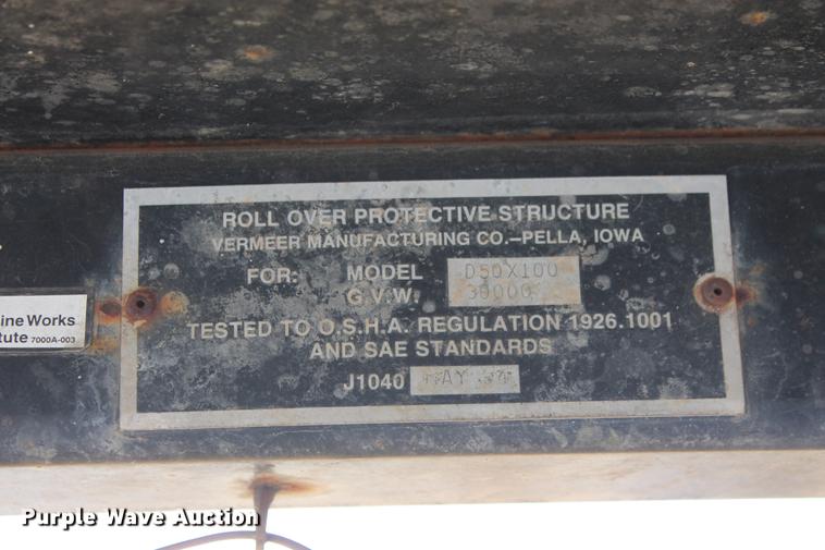 image for item DB5134 1997 Vermeer D50X100 Navigator directional boring unit