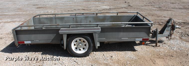 image for item DB5136 Shop built tilt deck utility trailer