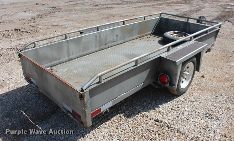 image for item DB5136 Shop built tilt deck utility trailer