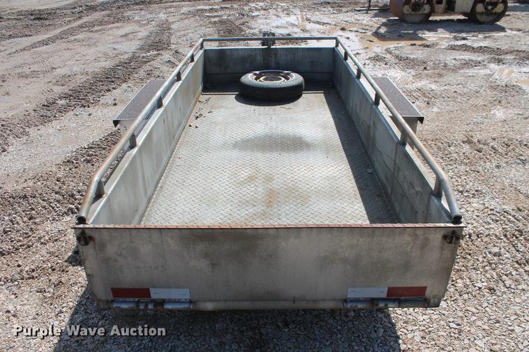 image for item DB5136 Shop built tilt deck utility trailer
