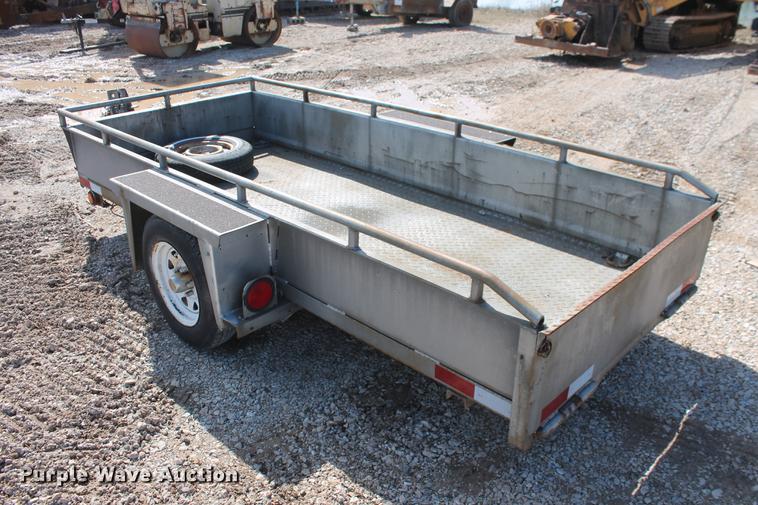 image for item DB5136 Shop built tilt deck utility trailer