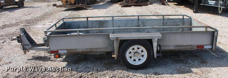 image for item DB5136 Shop built tilt deck utility trailer
