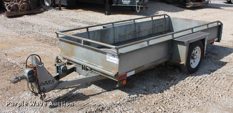 image for item DB5136 Shop built tilt deck utility trailer