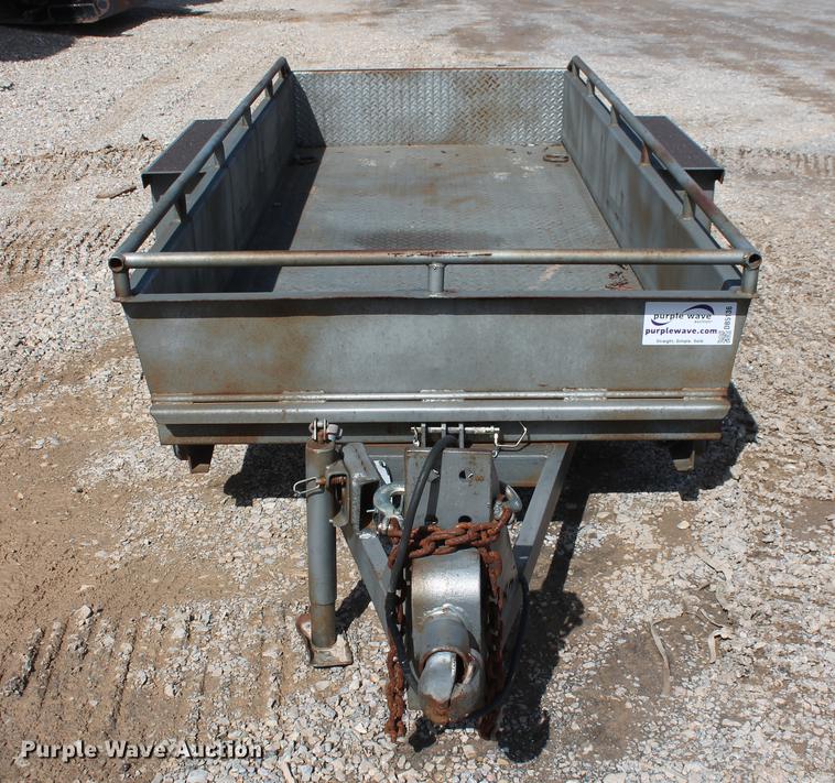image for item DB5136 Shop built tilt deck utility trailer