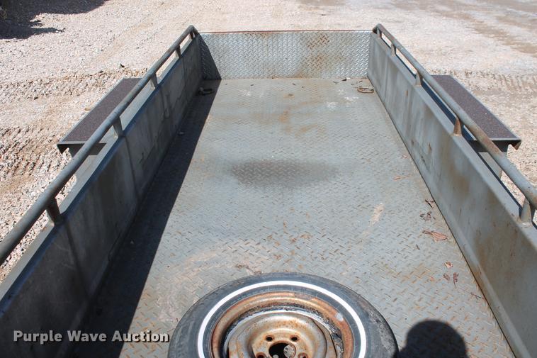 image for item DB5136 Shop built tilt deck utility trailer
