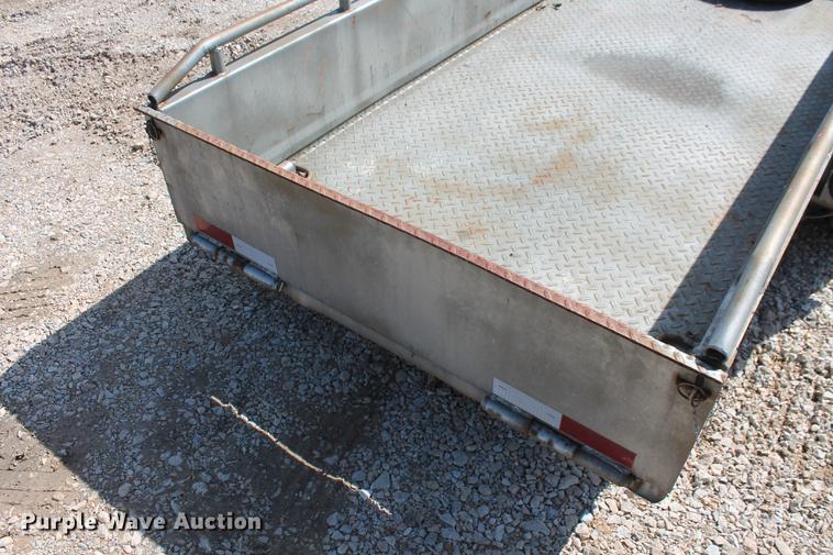 image for item DB5136 Shop built tilt deck utility trailer
