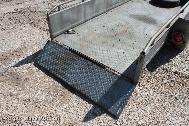 image for item DB5136 Shop built tilt deck utility trailer