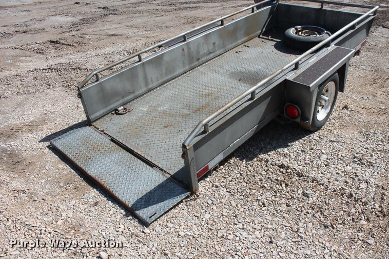 image for item DB5136 Shop built tilt deck utility trailer