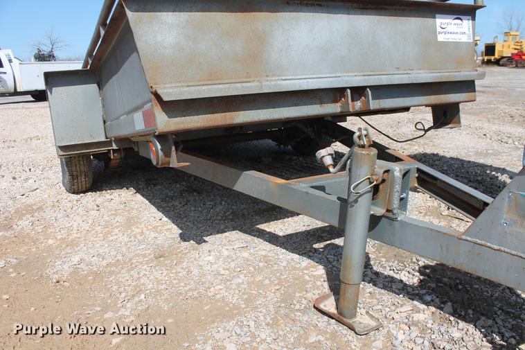 image for item DB5136 Shop built tilt deck utility trailer