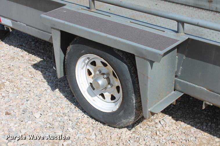 image for item DB5136 Shop built tilt deck utility trailer