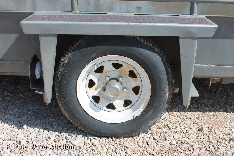 image for item DB5136 Shop built tilt deck utility trailer