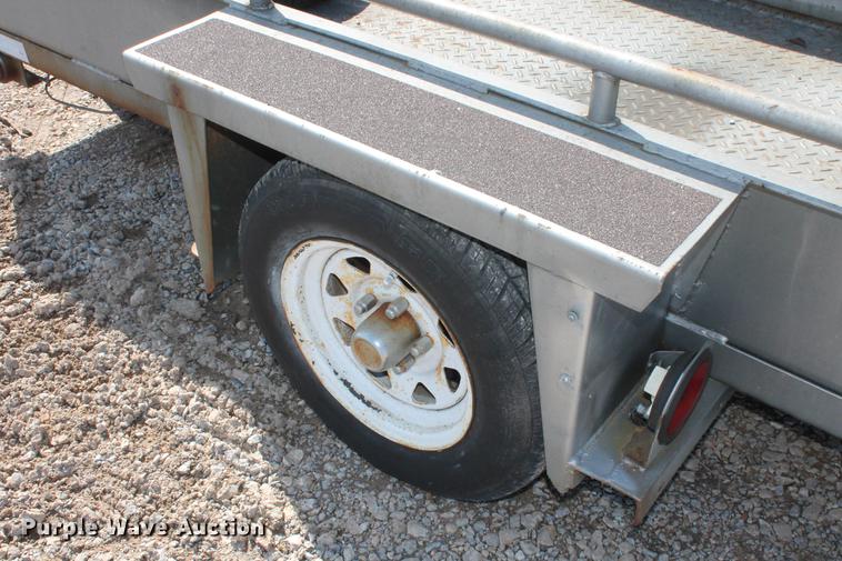 image for item DB5136 Shop built tilt deck utility trailer