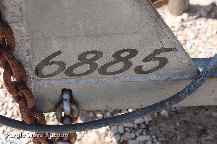 image for item DB5136 Shop built tilt deck utility trailer