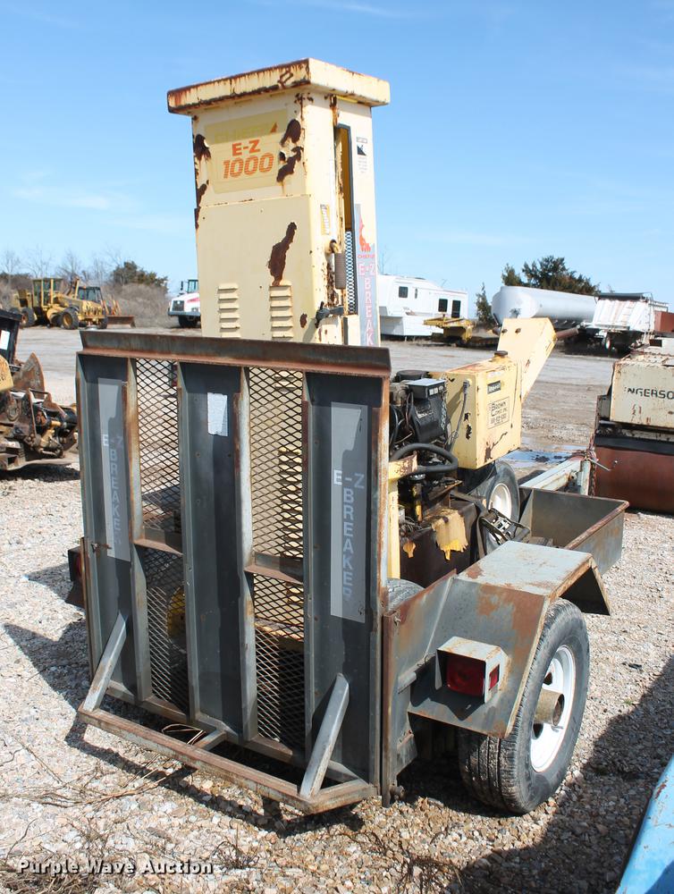 image for item DB5137 Chief E-Z 1000 concrete breaker with utility trailer