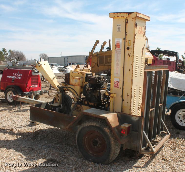 image for item DB5137 Chief E-Z 1000 concrete breaker with utility trailer