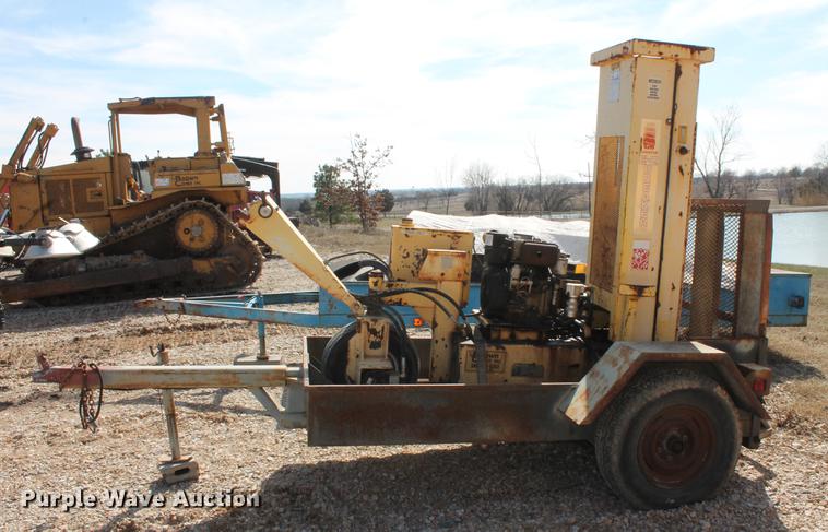 image for item DB5137 Chief E-Z 1000 concrete breaker with utility trailer