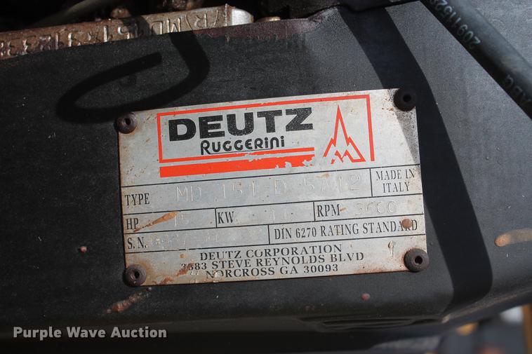 image for item DB5137 Chief E-Z 1000 concrete breaker with utility trailer