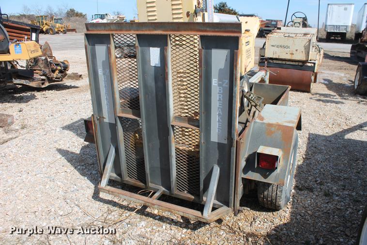 image for item DB5137 Chief E-Z 1000 concrete breaker with utility trailer