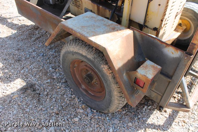 image for item DB5137 Chief E-Z 1000 concrete breaker with utility trailer