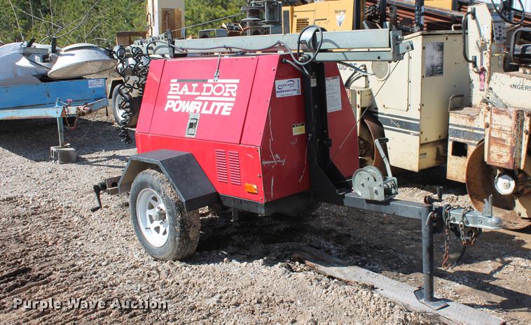 image for item DB5140 2008 Baldor Pow'r Lite PL6000K light plant